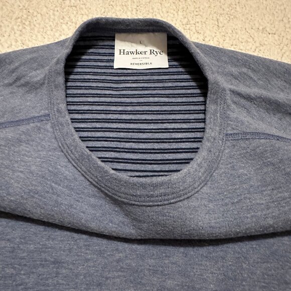 Hawker Rye Blue Reversible Long-Sleeve Tee - Picture 4 of 5